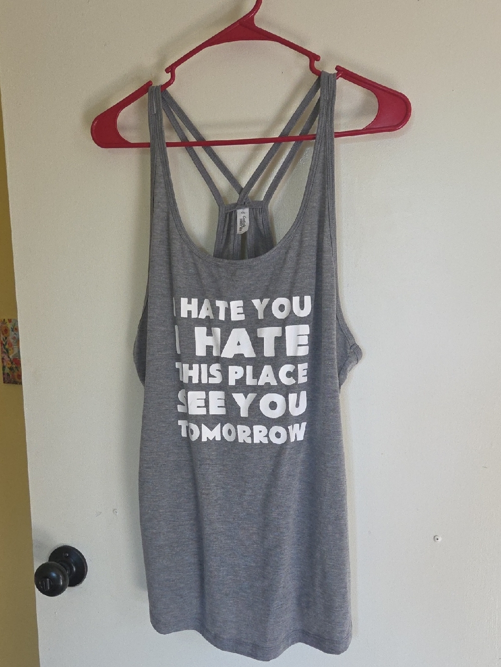 Constantly Varied Gear Gray Racerback Tank XXL